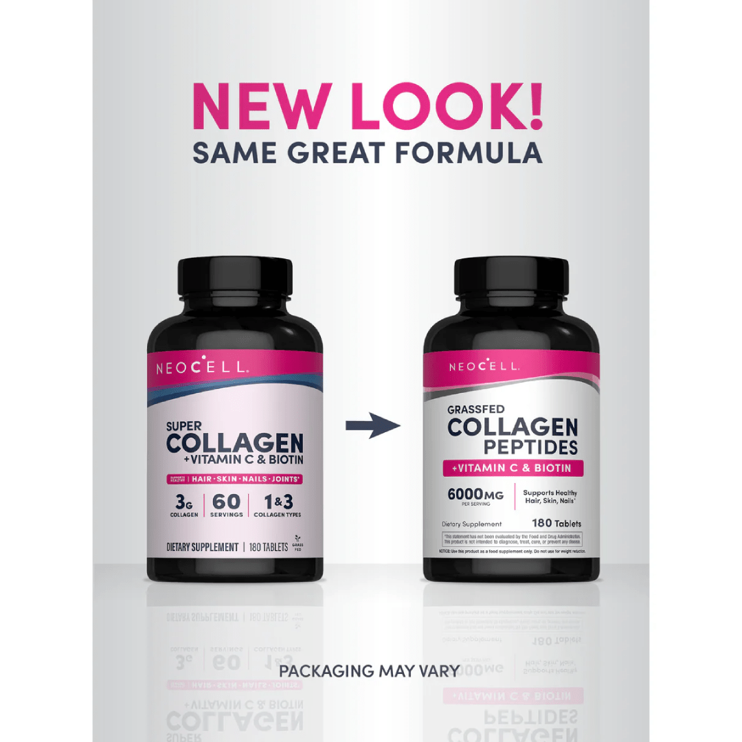 NeoCell Super Collagen + Vitamin C & Biotin (180 Tablets)