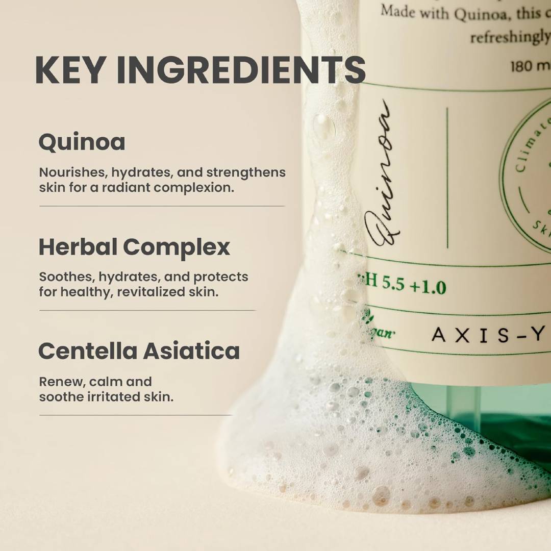 AXIS-Y Quinoa Gel Cleanser 180ml
