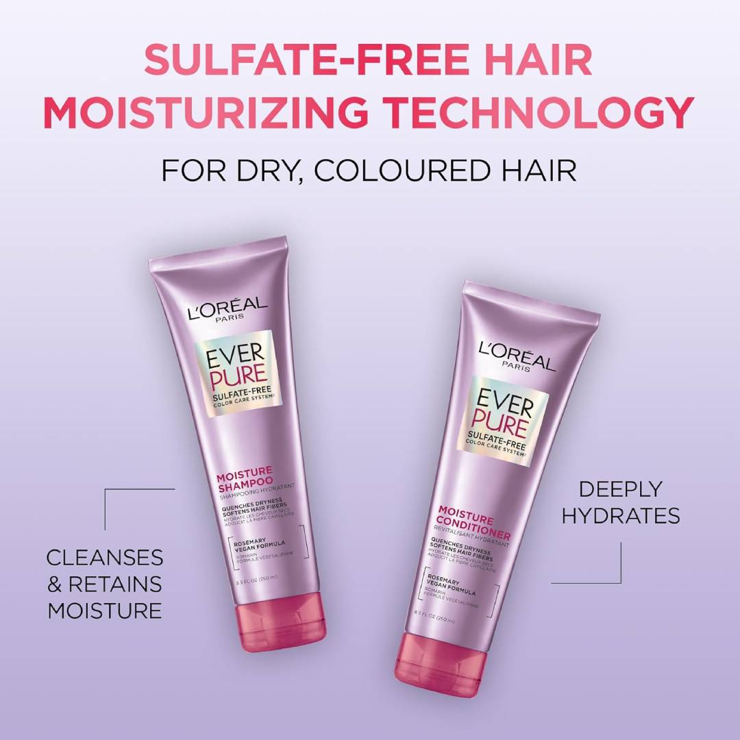 L’Oréal EverPure Moisture Sulfate-Free Shampoo 250ml