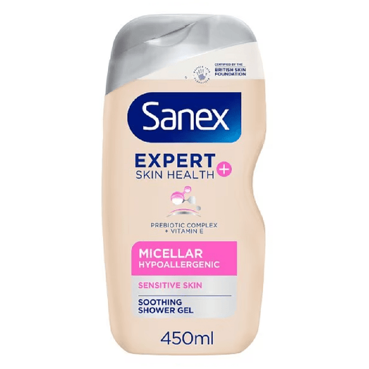 Sanex Micellar Hypoallergenic Shower Gel 450ml