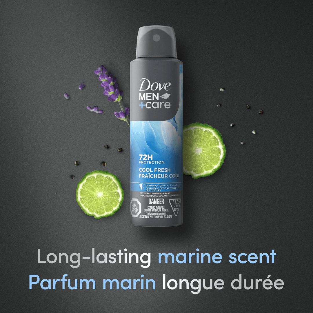 Dove Men+Care Cool Fresh 72H Dry Spray 107g