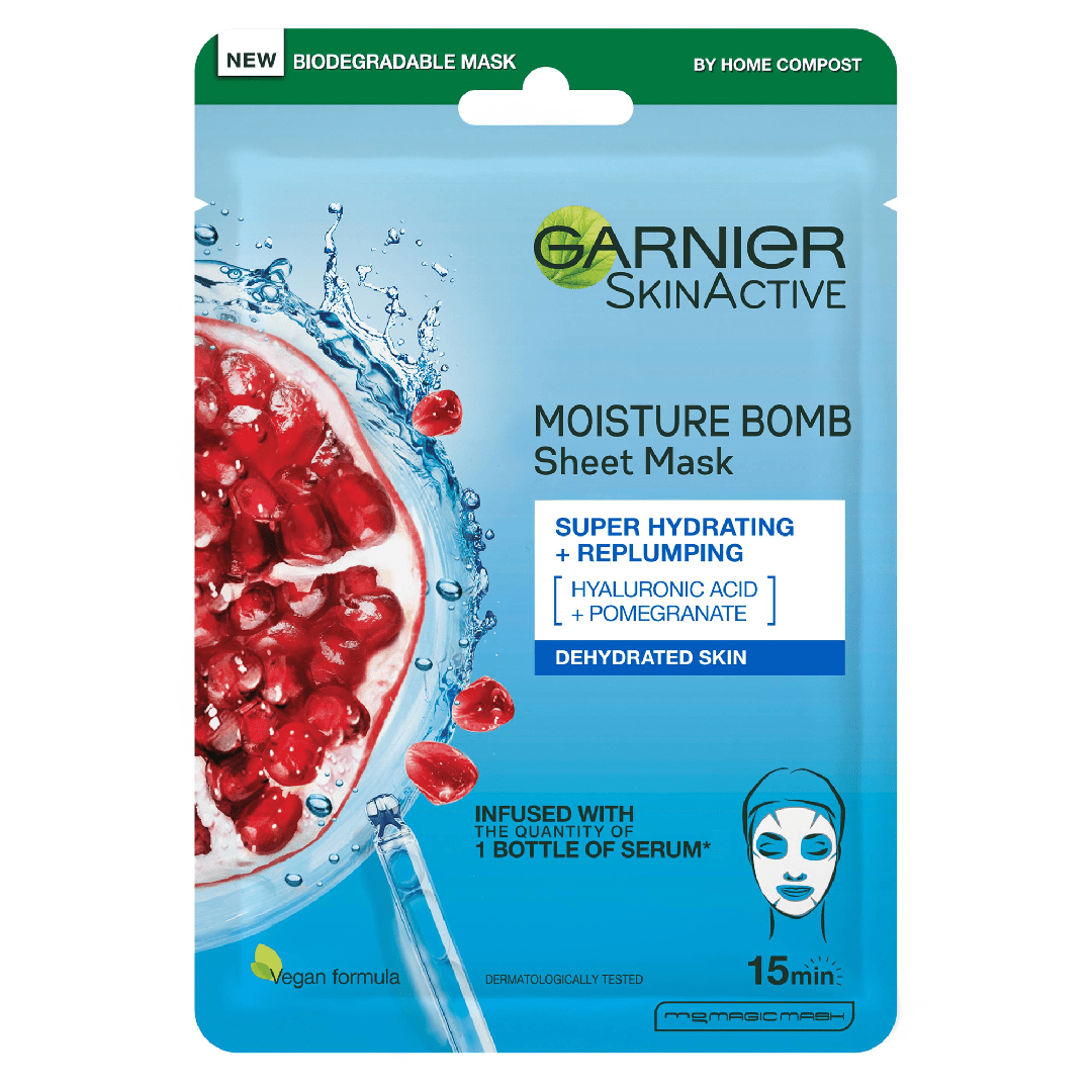 Garnier Moisture Bomb Pomegranate Sheet Mask