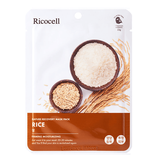 Ricocell Nature Recovery Mask – Rice (1 Sheet Mask)