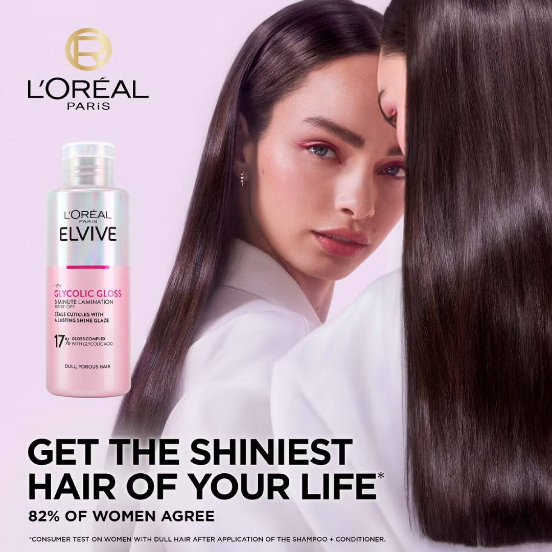 L’Oréal Paris Glycolic Gloss Shampoo 200ml