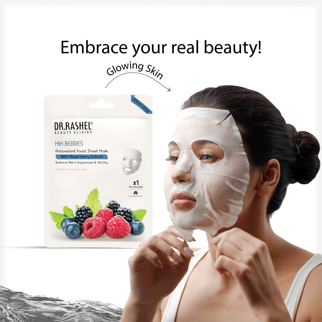 Dr. Rashel Mix Berries Sheet Mask with Serum