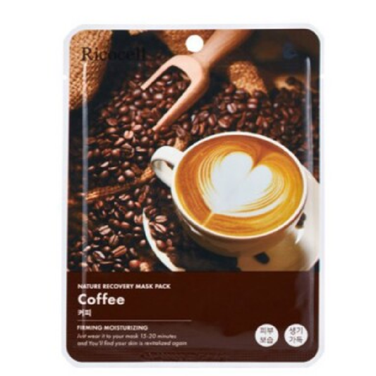 Ricocell Nature Recovery Mask – Coffee (1 Sheet)