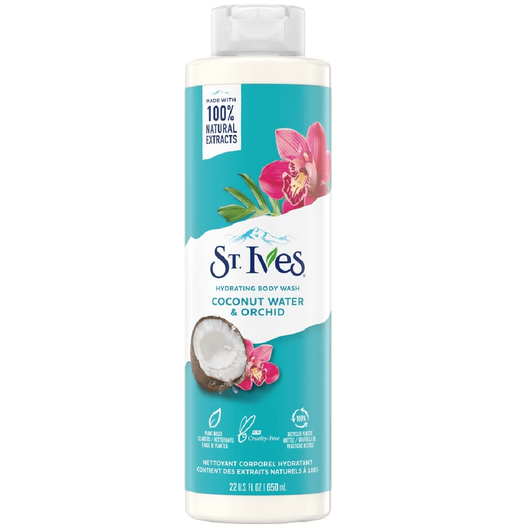 St. Ives Hydrating Coconut Water & Orchid Body Wash 650ml