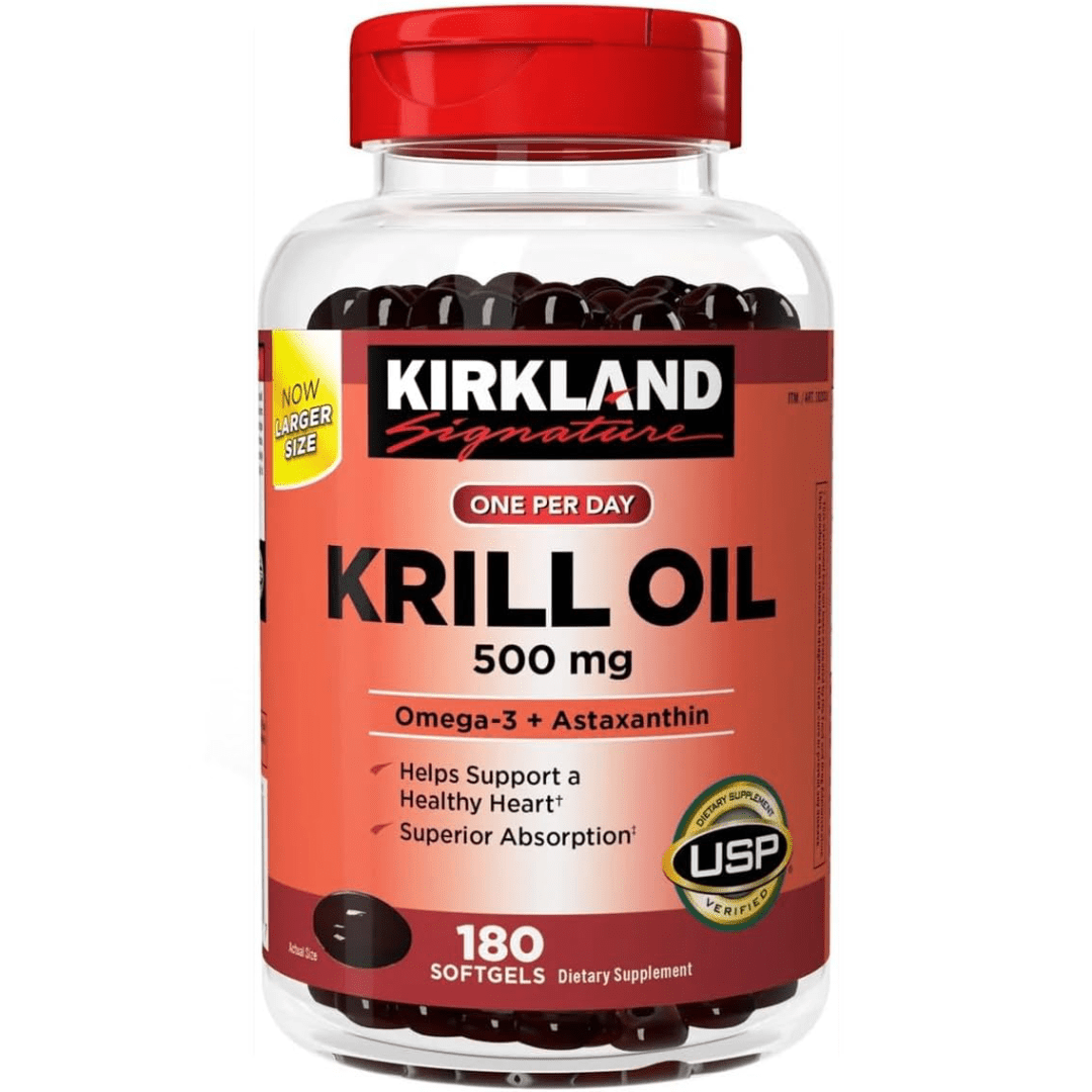 Kirkland Krill Oil 500mg – 180 Softgels
