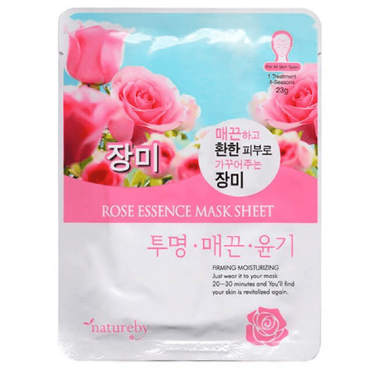 Natureby Rose Essence Mask Sheet – 1 Pc