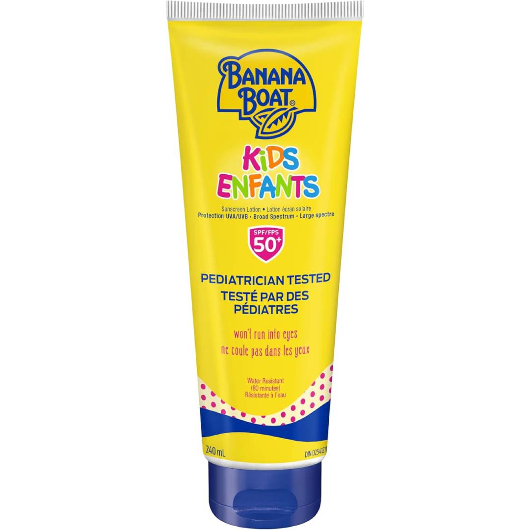 Banana Boat Kids Sunscreen Lotion, SPF 50+, 240mL