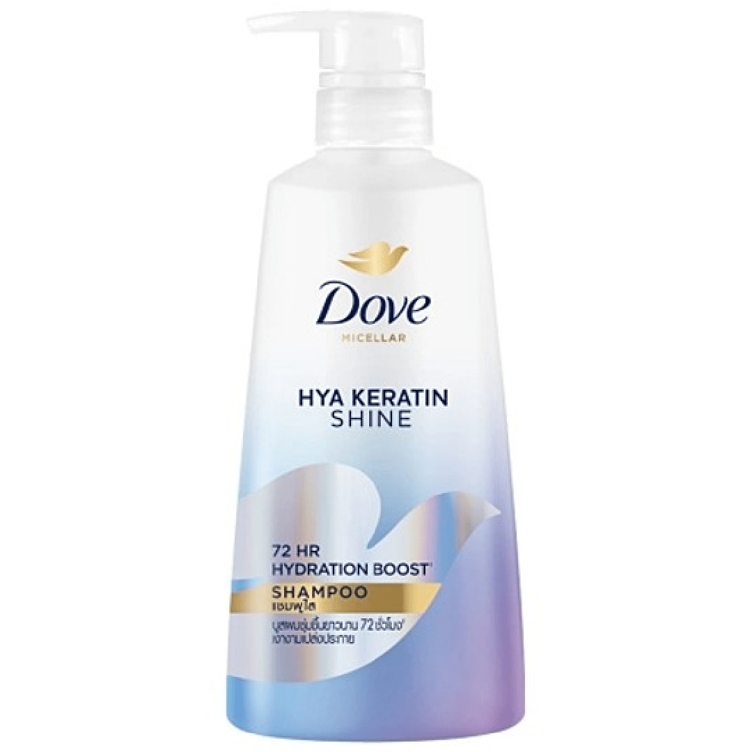 Dove Micellar HYA Keratin Shine Shampoo 370ml