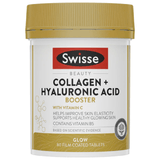 Swisse Beauty Collagen + Hyaluronic Acid Booster 80 Tablets
