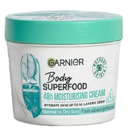 Garnier Body Superfood Aloe Vera & Magnesium Cream 380ml