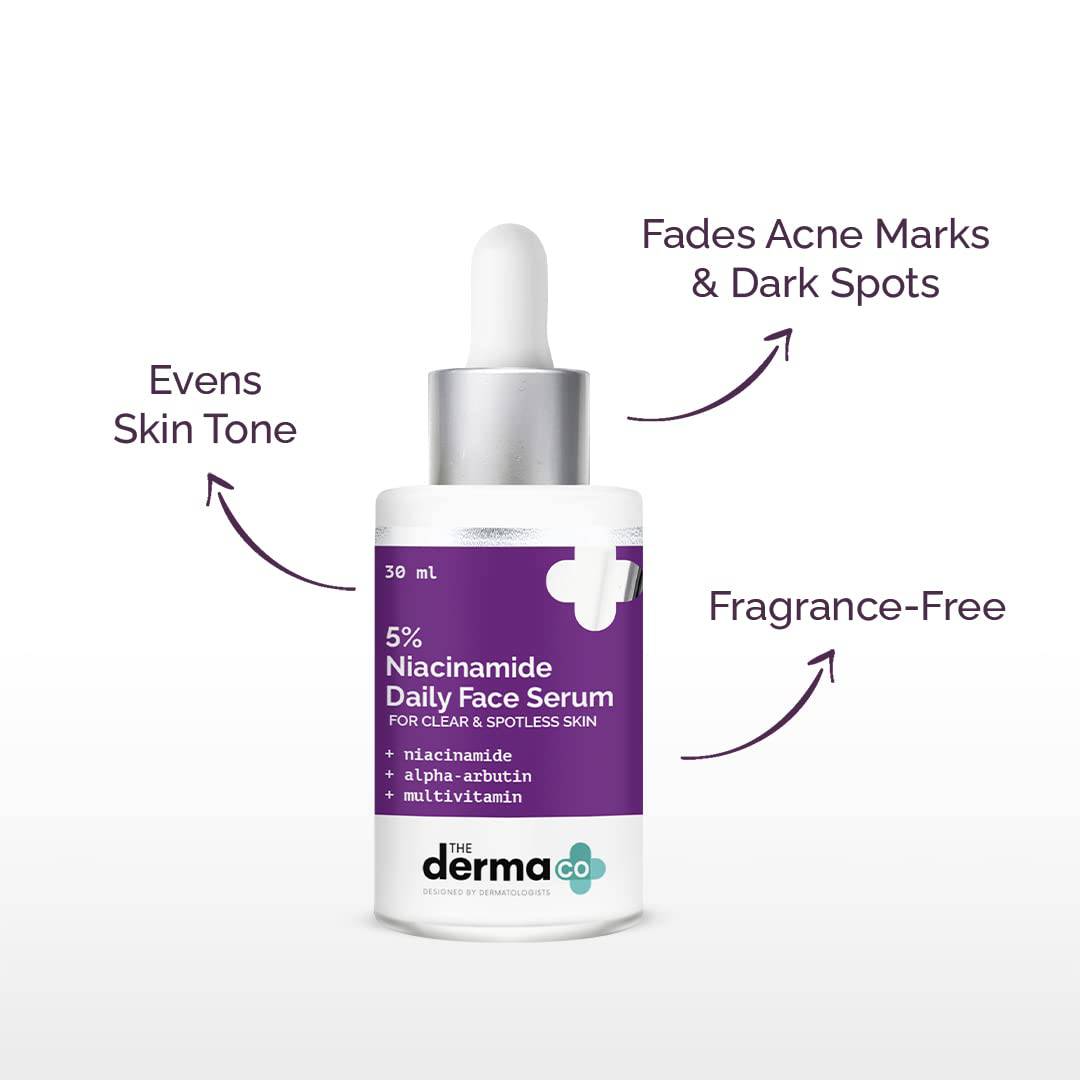 (Discounted Product) The Derma Co 5% Niacinamide Daily Face Serum 30ml
