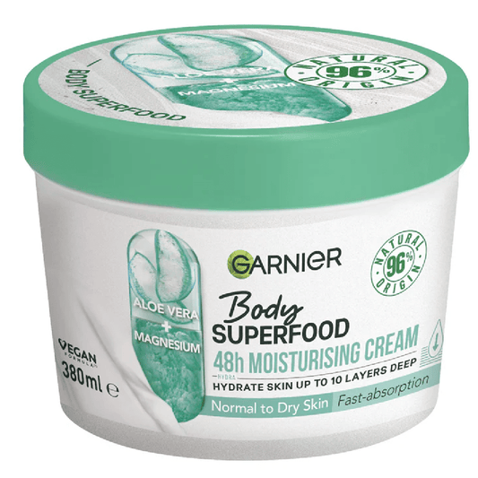 Garnier Body Superfood Aloe Vera & Magnesium Cream 380ml