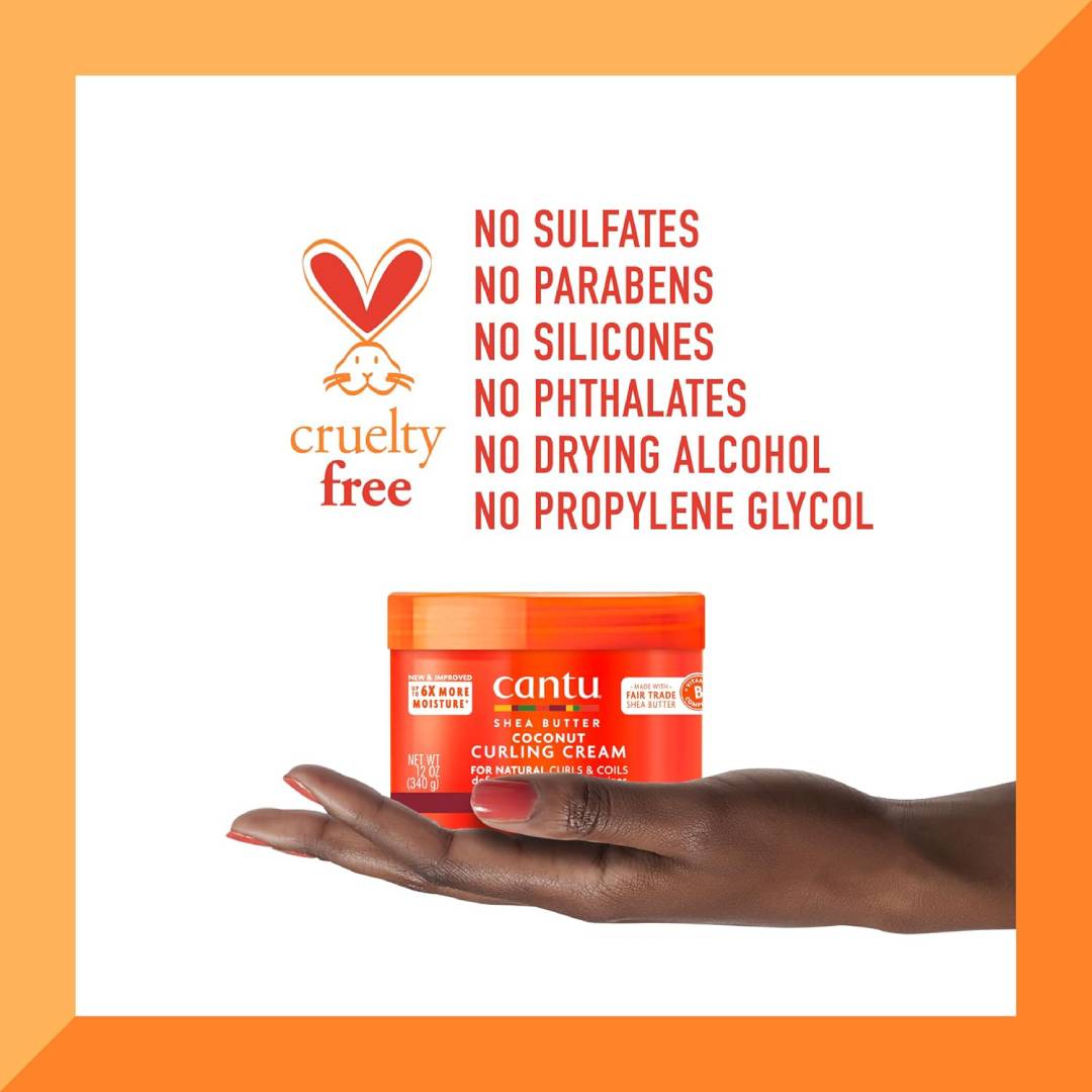 Cantu Coconut Curling Cream with Shea Butter for Natural Hair 340g