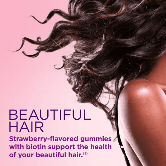 Nature’s Way Beauty Biotin Gummies 40 – Strawberry