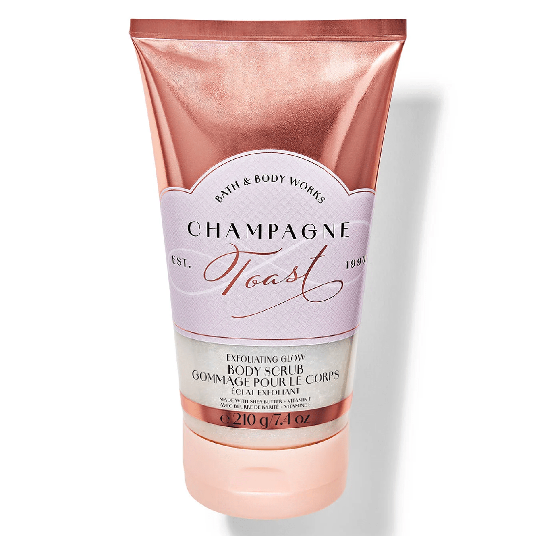 Bath & Body Works Champagne Toast Exfoliating Glow Body Scrub 210g