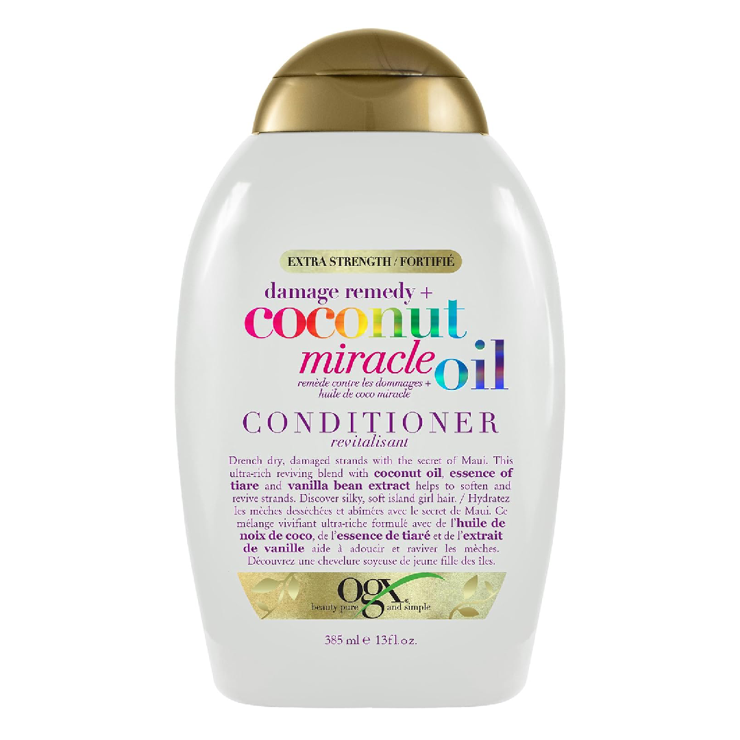 OGX Coconut Miracle Oil Strength & Moisture Shampoo 385ml