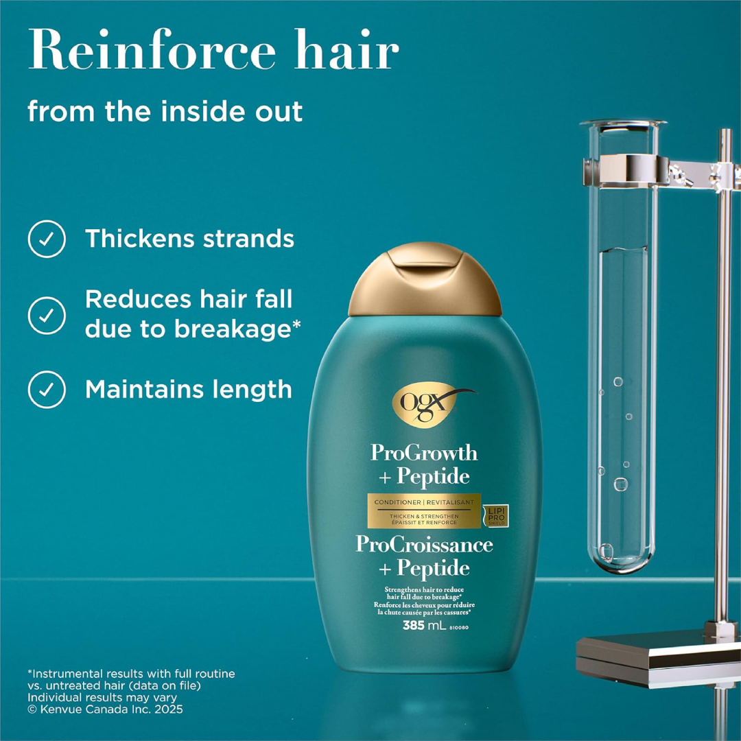 OGX ProGrowth Peptide Conditioner 385ml