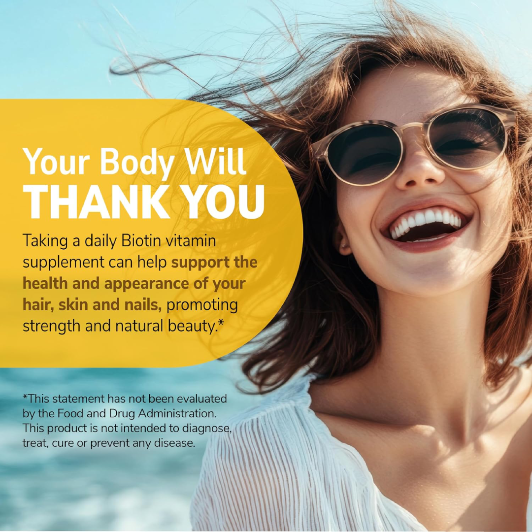 21st Century Biotin 10,000 mcg 360 Tablets