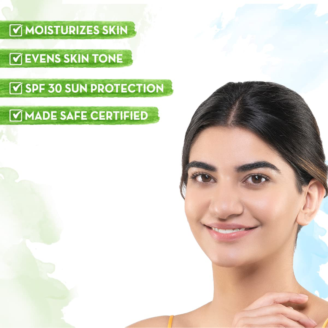 Mamaearth Rice Day Cream with Rice Water &amp; Niacinamide SPF 30 – 50g