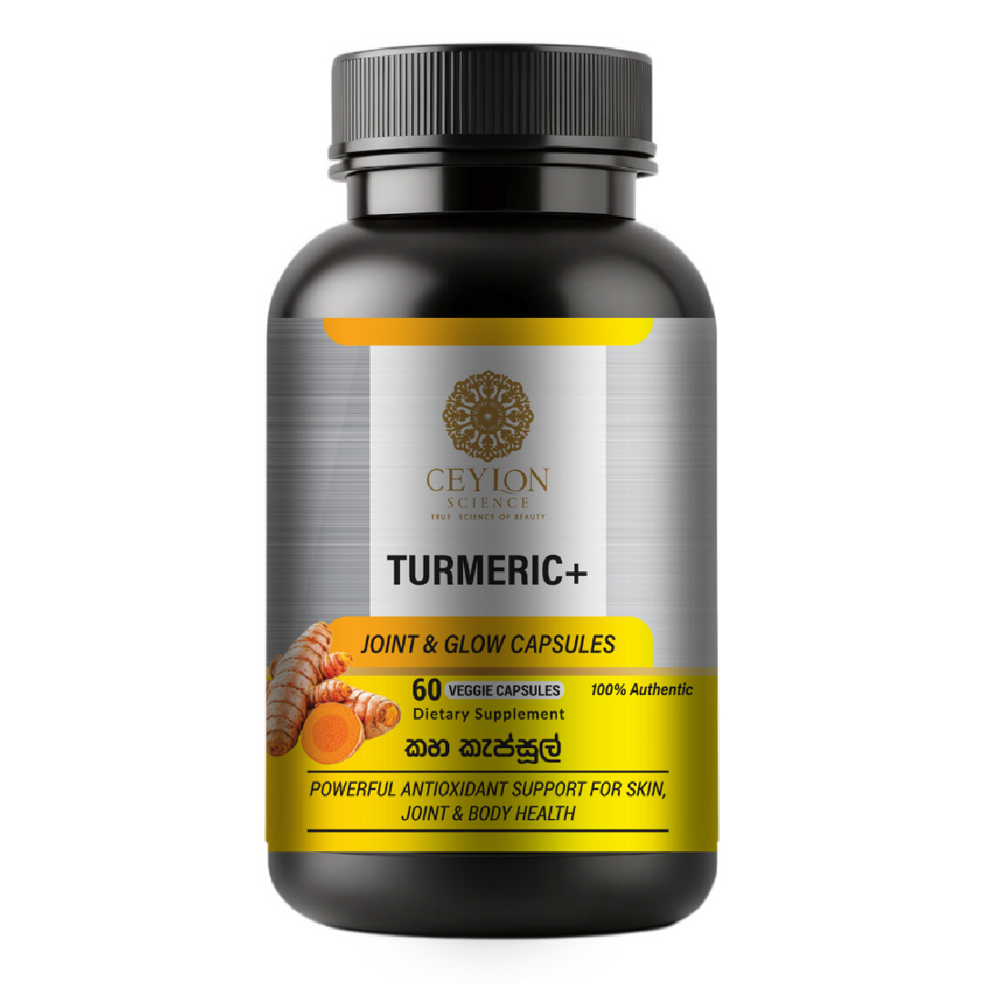 Ceylon Science Turmeric+ Joint & Glow Capsules