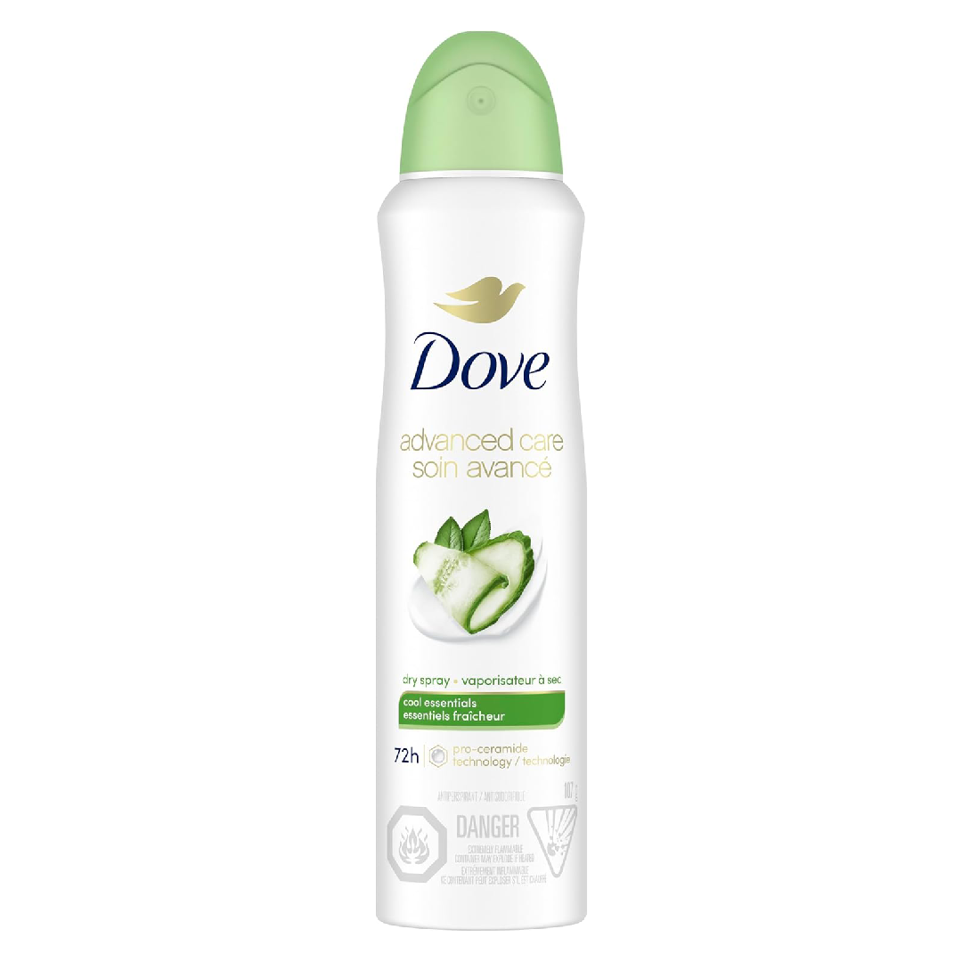 Dove Cool Essentials Spray Antiperspirant 107g