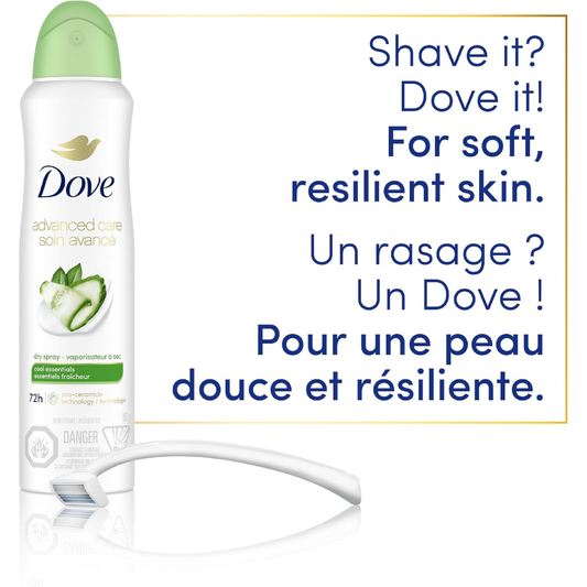 Dove Cool Essentials Spray Antiperspirant 107g