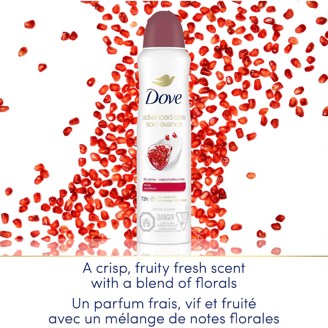 Dove Advanced Care Revive Dry Spray Antiperspirant 107g