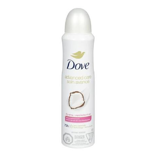 Dove Advanced Care Caring Coconut Women’s Antiperspirant Dry Spray 3.8 oz