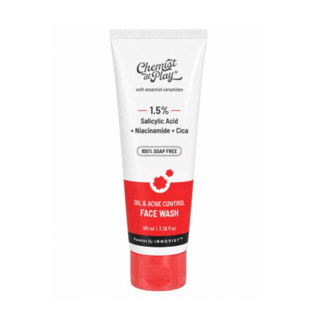 Chemist at Play Oil & Acne Control Face Wash 100ml (1.5% Salicylic Acid)