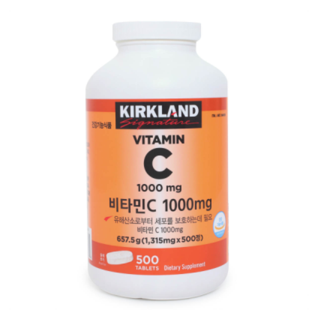 Kirkland Signature Vitamin C 1000mg 500 Tablets