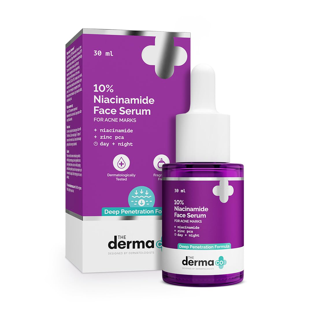 The Derma Co 10% Niacinamide Face Serum with 2% Zinc PCA 30ml