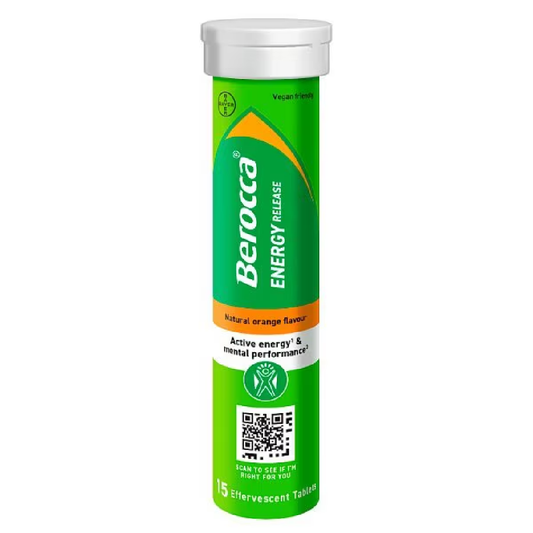 Berocca Orange 15 Effervescent Tablets