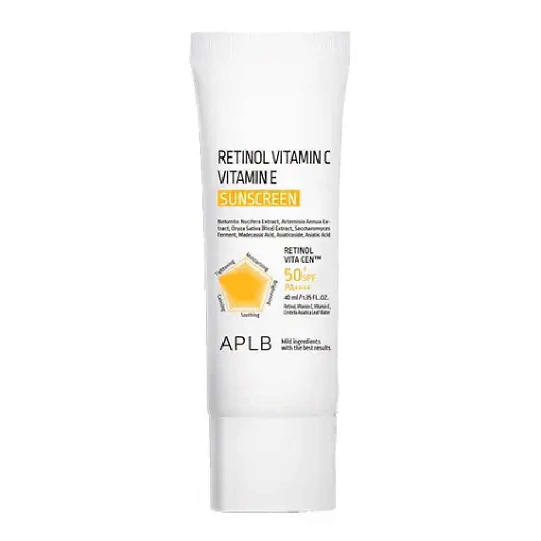 APLB Retinol Vitamin C Vitamin E Sunscreen SPF50+ PA++++ 40ml