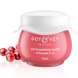 Dot & Key Lip Plumping Mask – Lingonberry 15ml