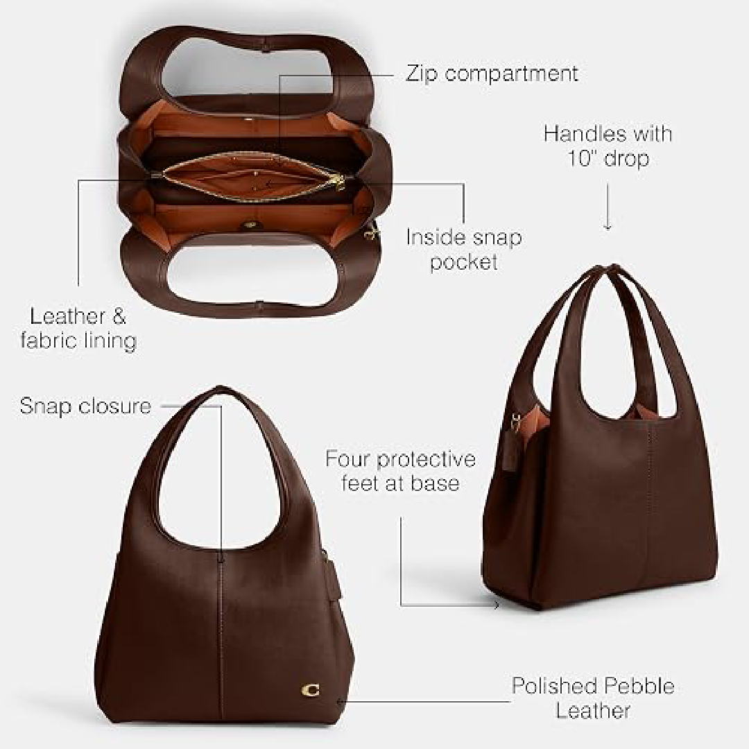 COACH Lana Shoulder Bag – Polished Pebble Leather - Pre Order