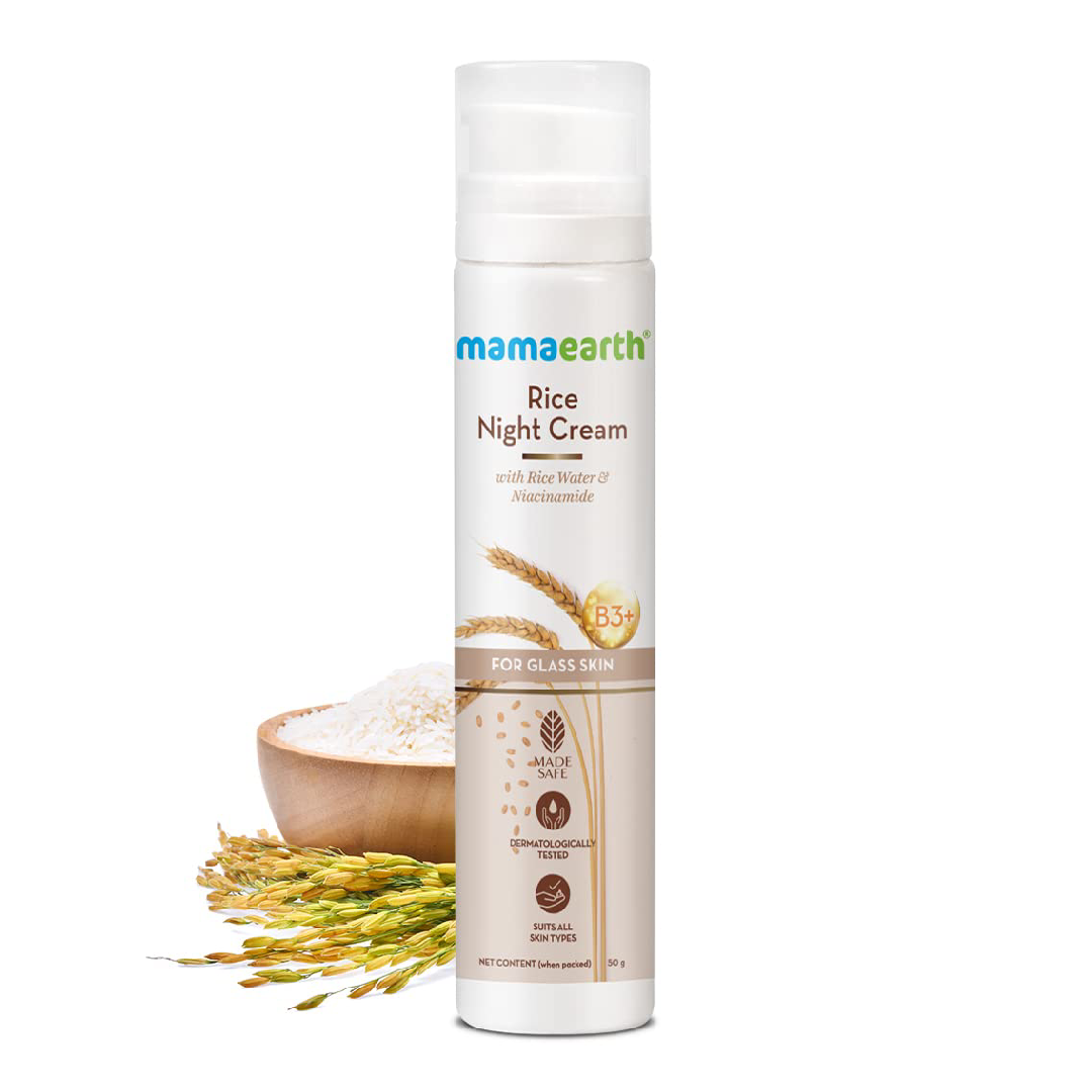 Mamaearth Rice Night Cream 50g