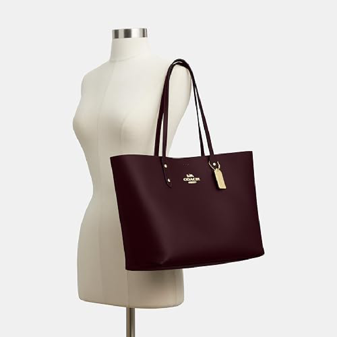 Coach Town Tote – Leather & Signature Canvas - Pre Order