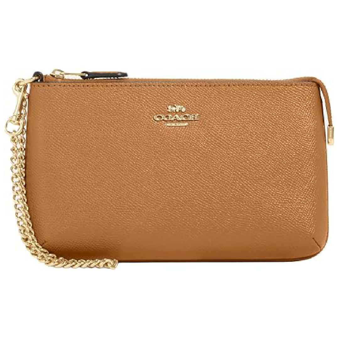 Coach Large Wristlet with Chain – Crossgrain Leather