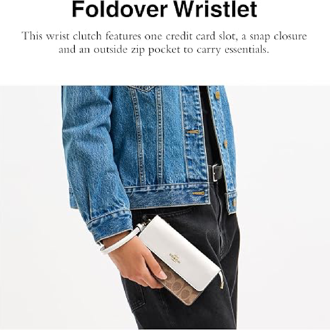 COACH Foldover Wristlet - Pre Order