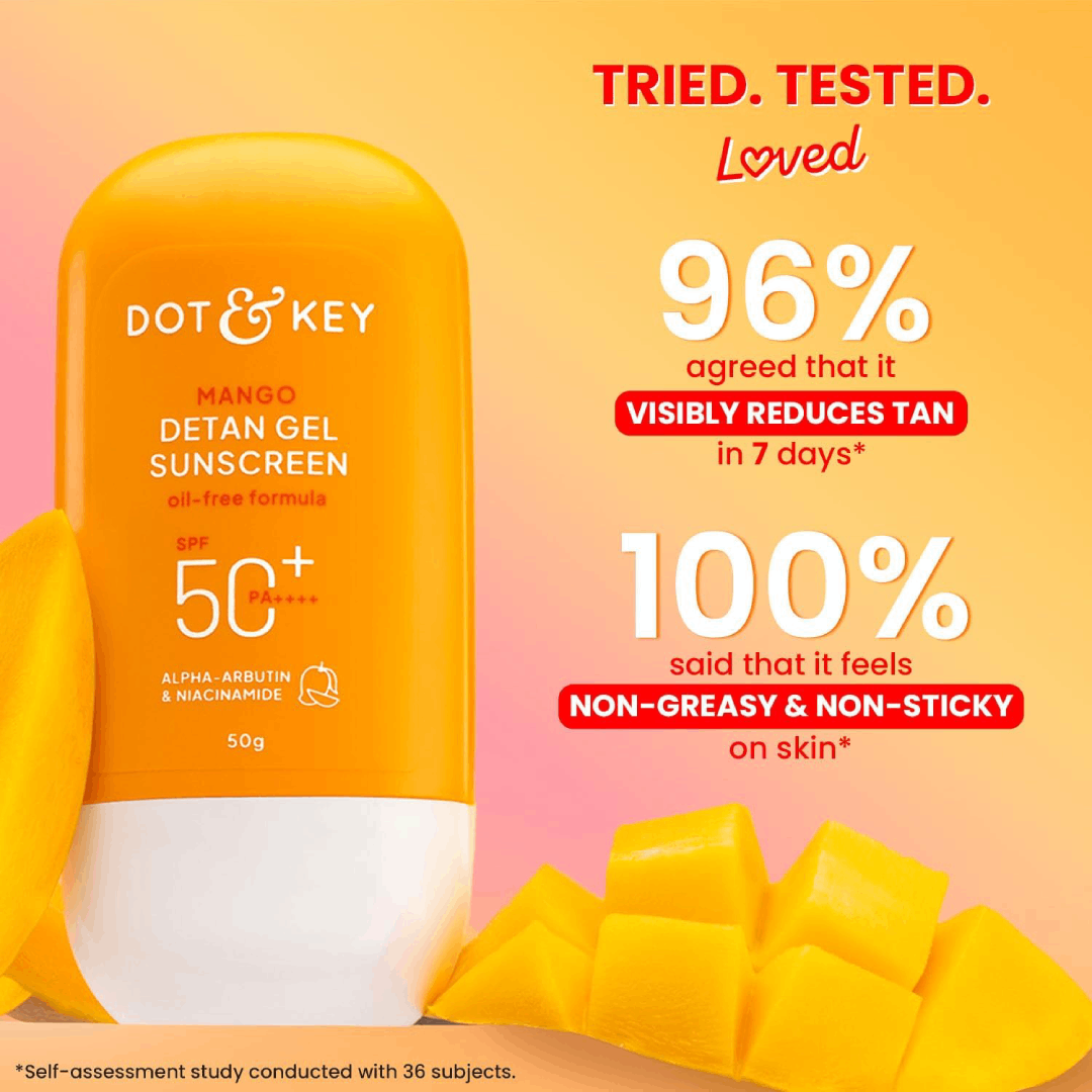 Dot & Key Mango Detan Gel Sunscreen SPF 50+ PA++++