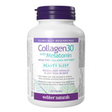 Webber Naturals Collagen30® Bioactive Collagen + Melatonin ( 120 Capsules )