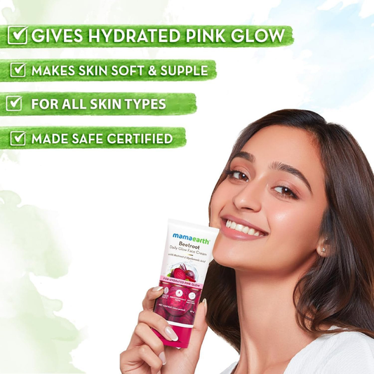 Mamaearth Beetroot Face Cream with Hyaluronic Acid (80g)