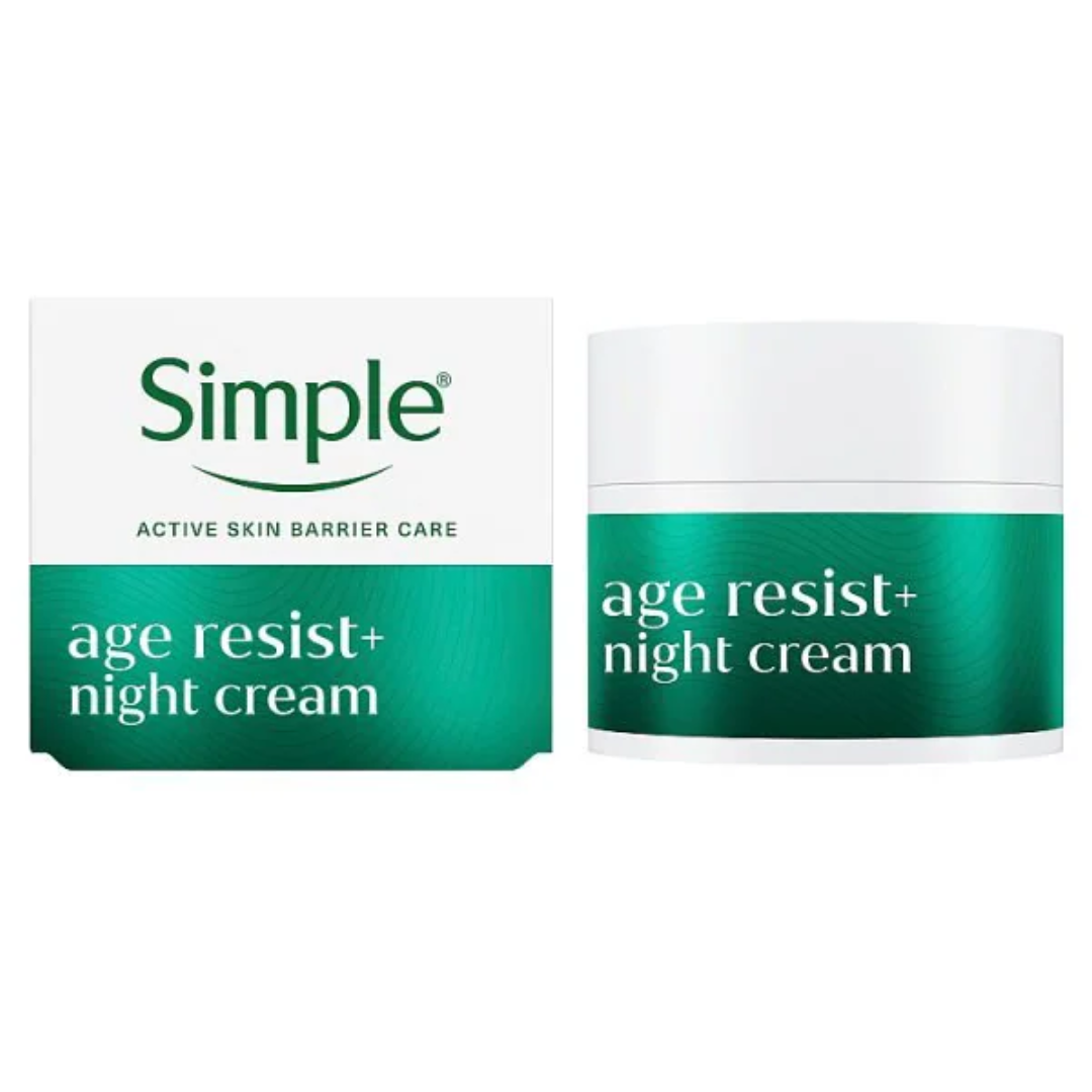 Simple Age Resist+ Night Facial Moisturiser 50ml