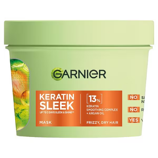 Garnier Keratin Sleek Hair Mask 370ml