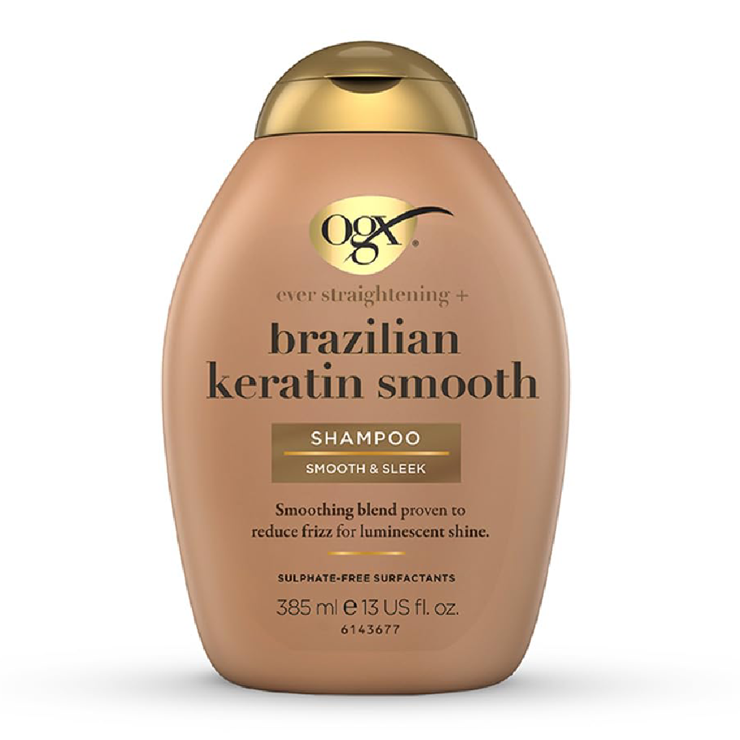 OGX Ever Straight + Brazilian Keratin Therapy Shampoo 385ml