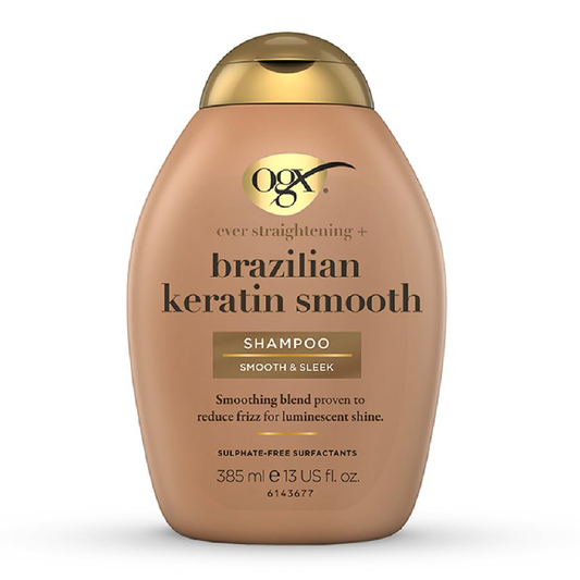 OGX Ever Straight + Brazilian Keratin Therapy Shampoo 385ml