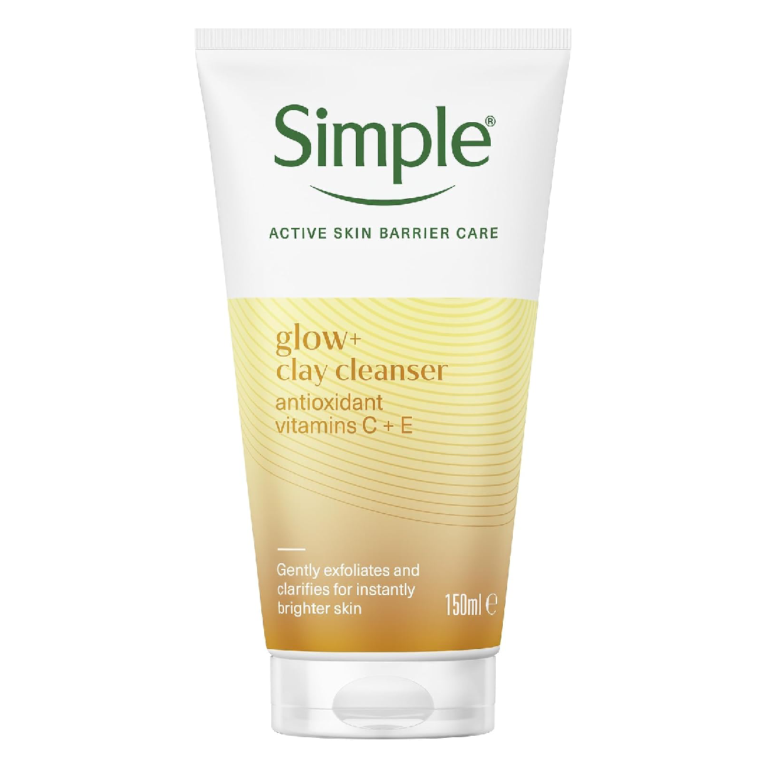 Simple Protect ‘N’ Glow Express Glow Clay Polish  Cleanser 150ml